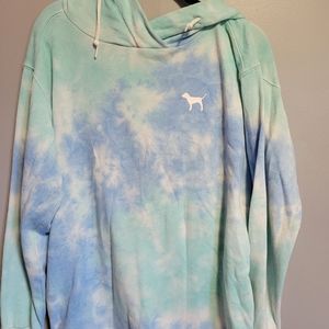 Pink sweatshirt tie dye medium
